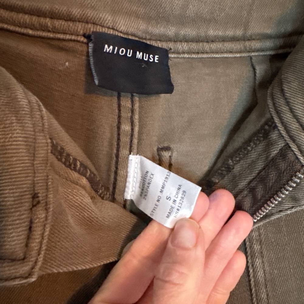 Miou Muse Cropped Jeans (size S) - Picture 5 of 5